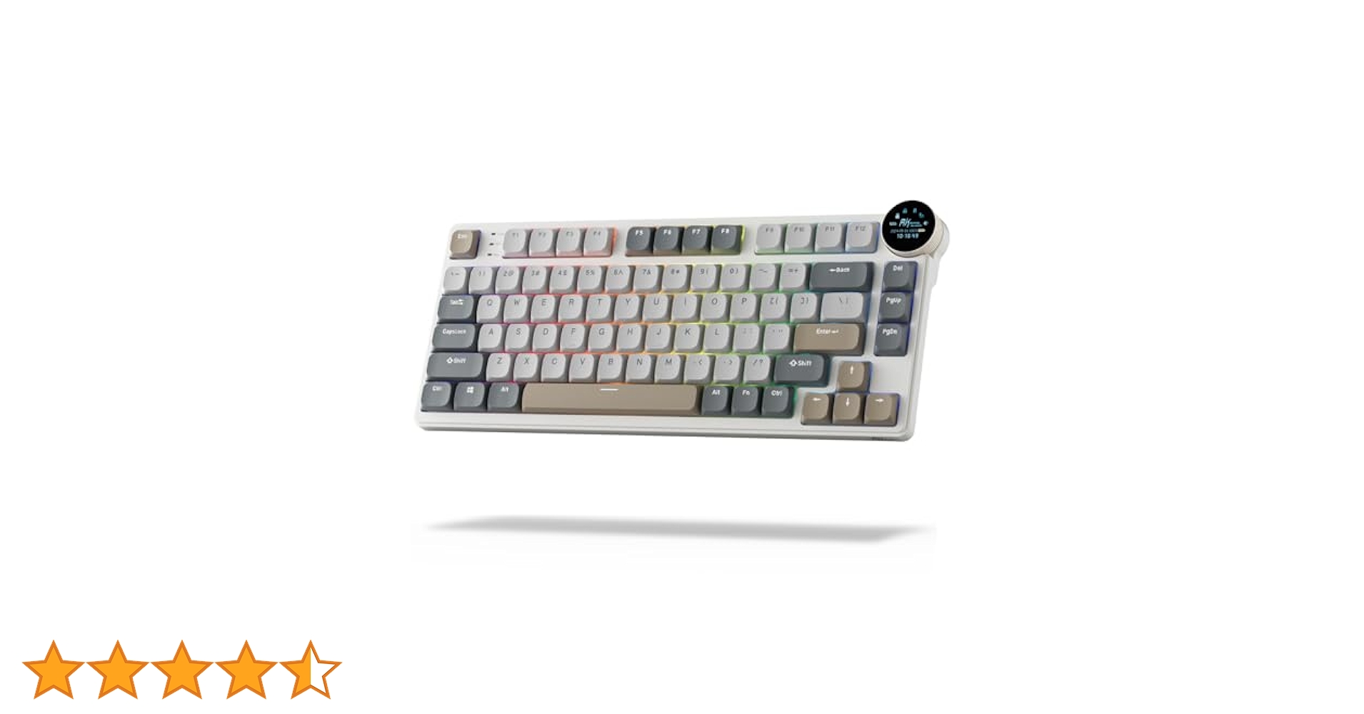 ⭐️K⭐️ No.80 RK ROYAL KLUDGE N80 Low-Profile Mechanical Keyboard w/Smart